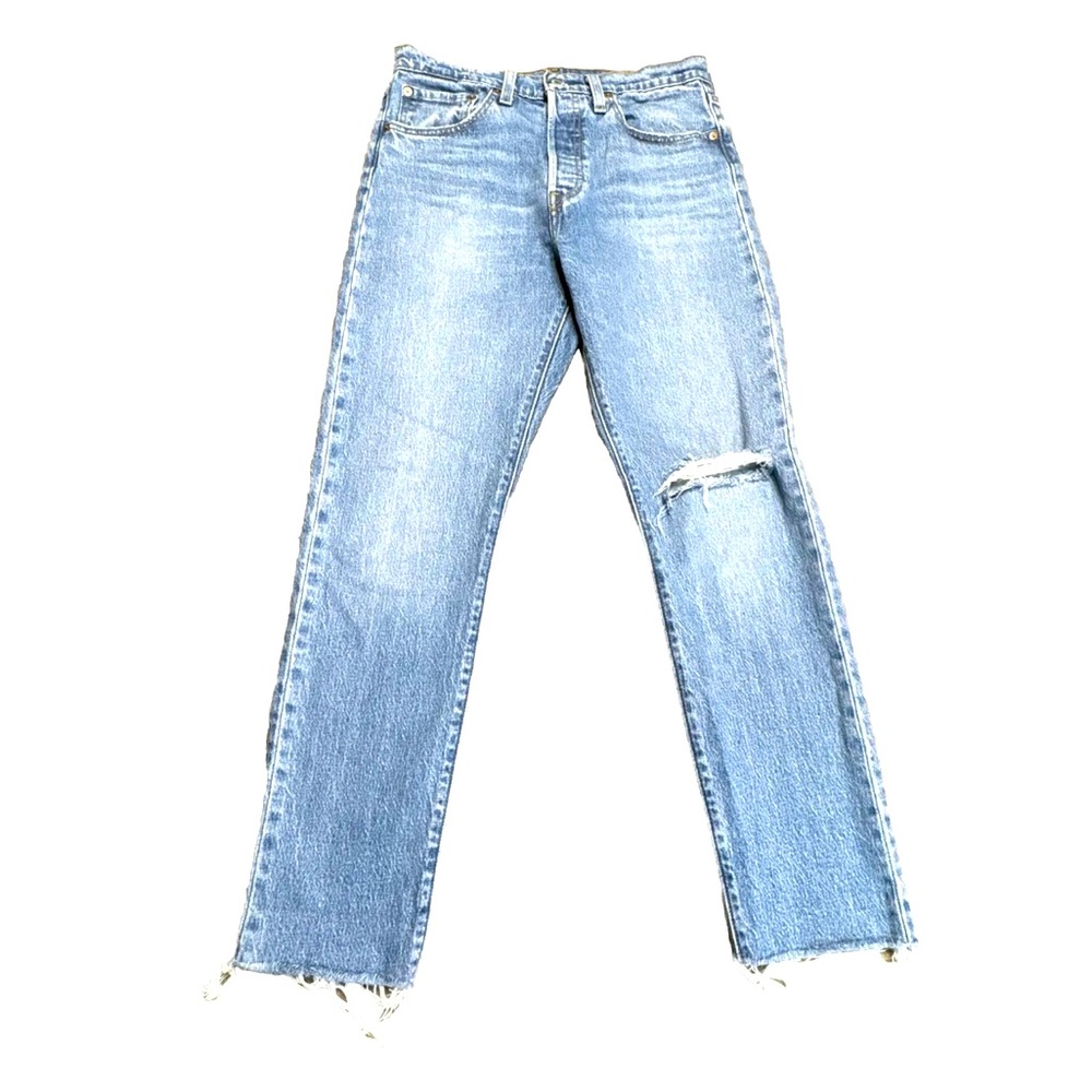 Levi's Women's 501 Skinny Jeans Stone Wash 30x28